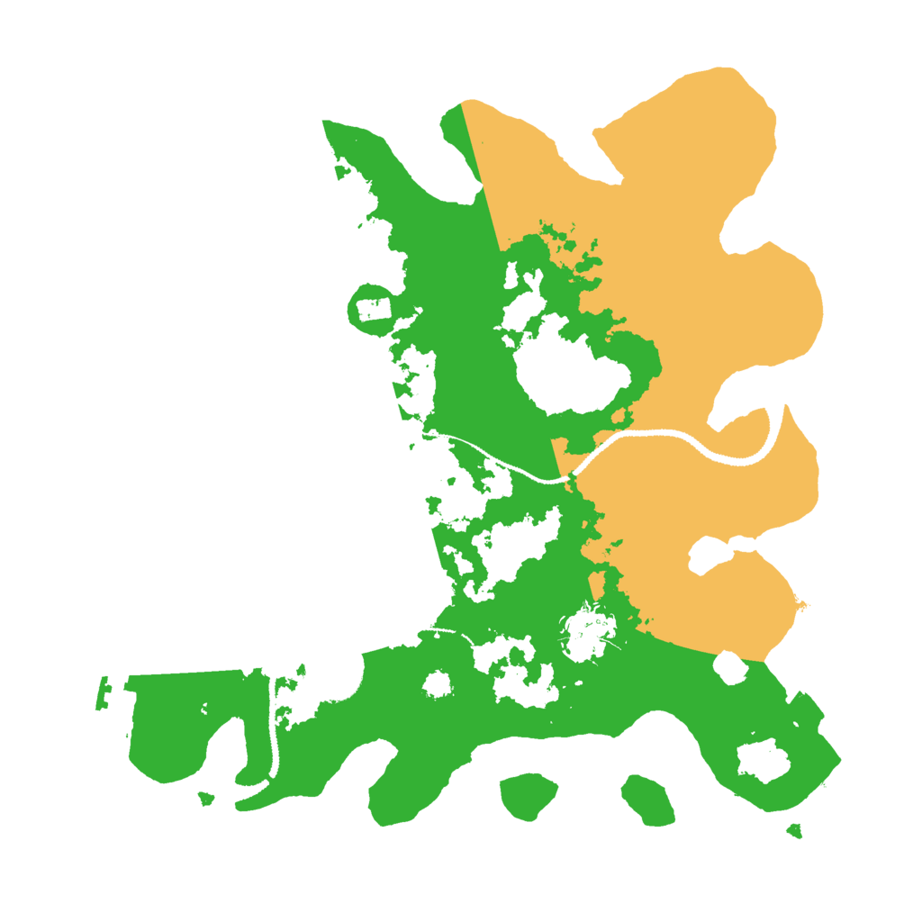 Biome Rust Map: Procedural Map, Size: 3000, Seed: 4390782
