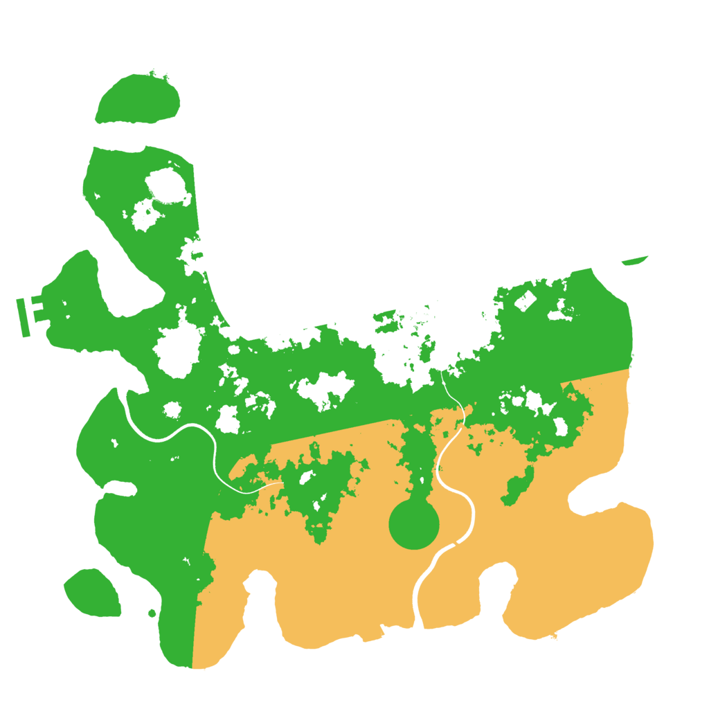 Biome Rust Map: Procedural Map, Size: 3700, Seed: 1155627126