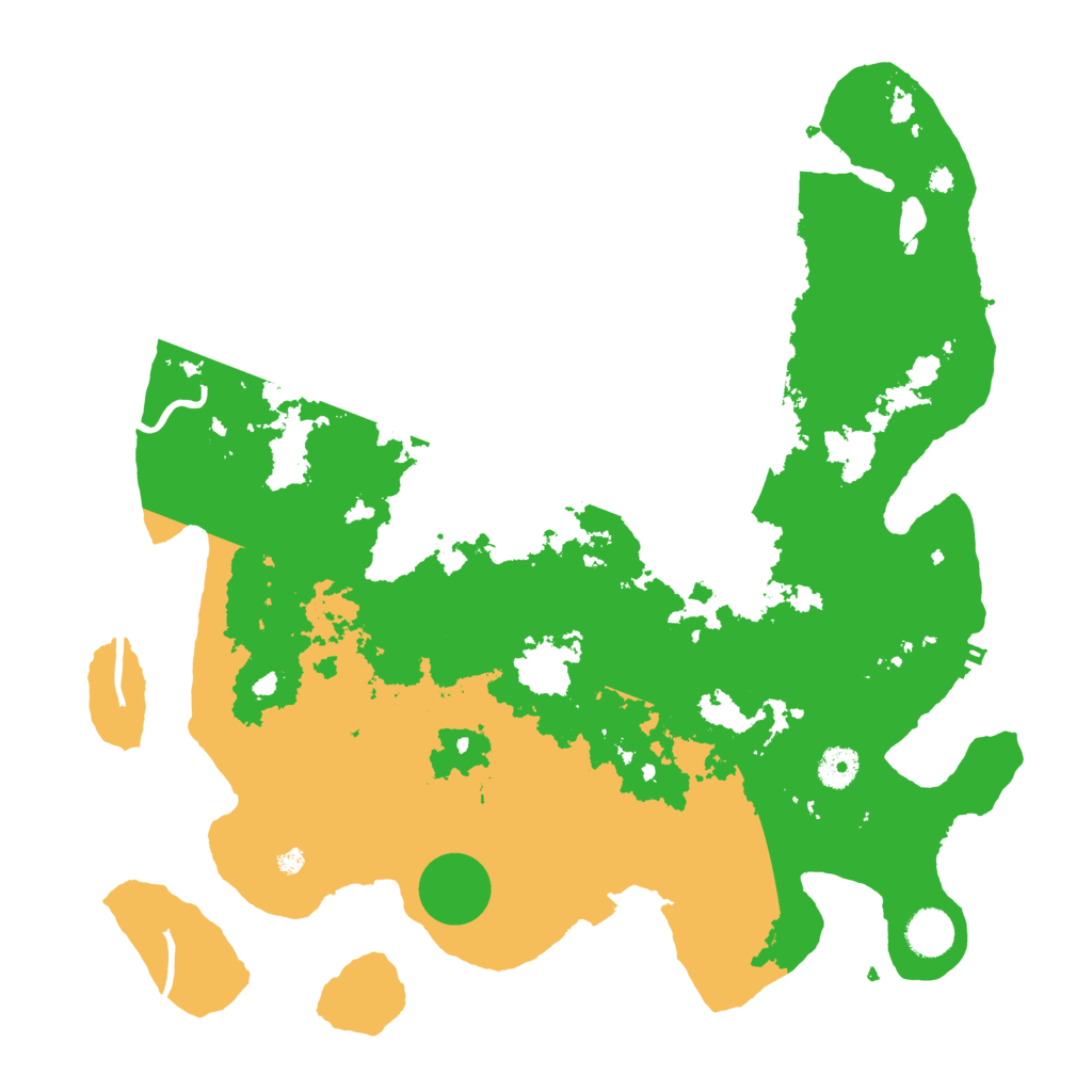 Biome Rust Map: Procedural Map, Size: 4000, Seed: 961457578