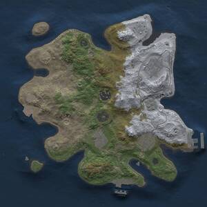 Thumbnail Rust Map: Procedural Map, Size: 2700, Seed: 8536227, 11 Monuments