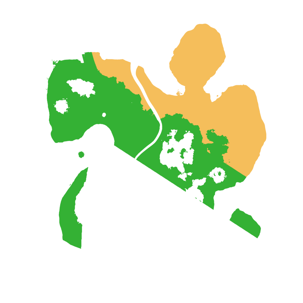 Biome Rust Map: Procedural Map, Size: 2000, Seed: 34573