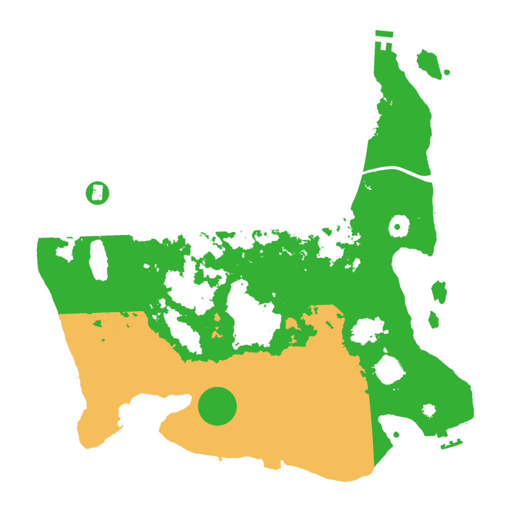 Biome Rust Map: Procedural Map, Size: 3500, Seed: 1936147426