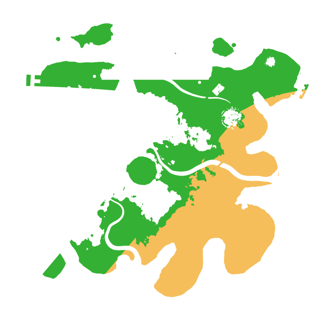Biome Rust Map: Procedural Map, Size: 3000, Seed: 9614