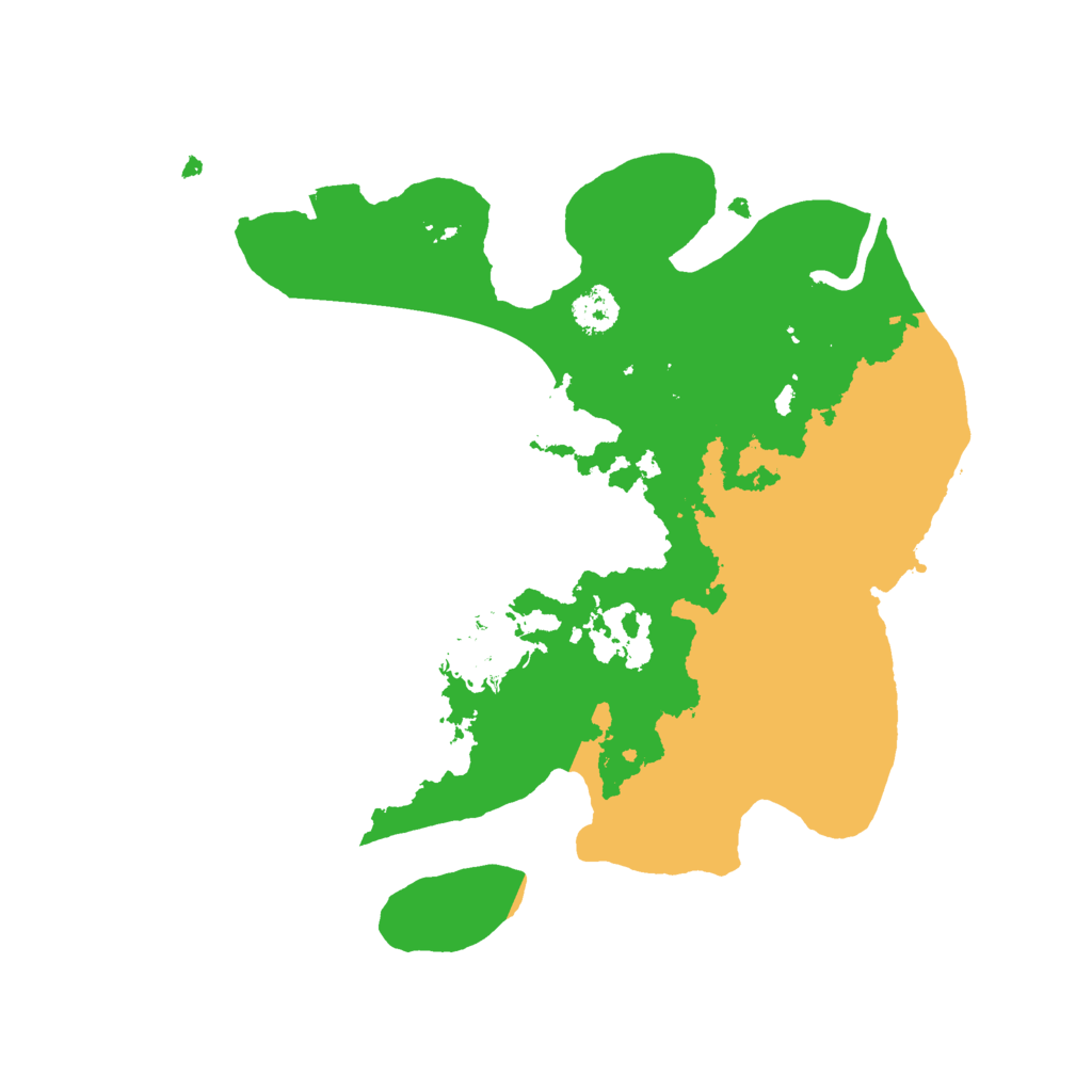 Biome Rust Map: Procedural Map, Size: 2500, Seed: 804797011