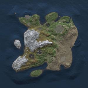 Thumbnail Rust Map: Procedural Map, Size: 2500, Seed: 804797011, 7 Monuments