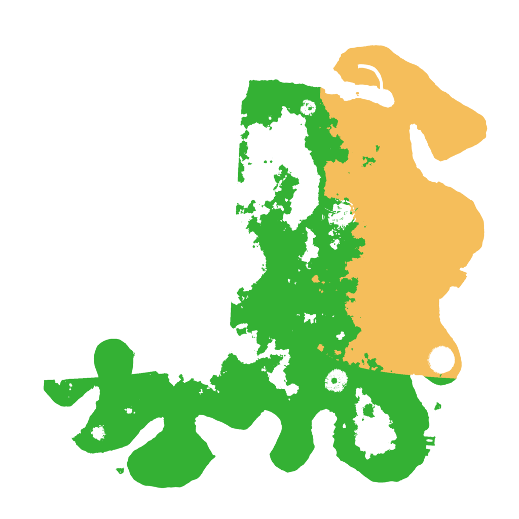 Biome Rust Map: Procedural Map, Size: 3500, Seed: 1241257815