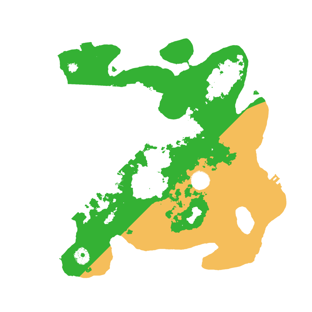 Biome Rust Map: Procedural Map, Size: 3000, Seed: 17504