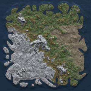 Thumbnail Rust Map: Procedural Map, Size: 6000, Seed: 2031148704, 19 Monuments