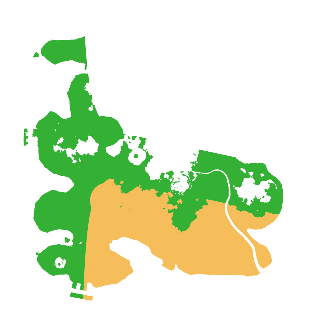 Biome Rust Map: Procedural Map, Size: 2800, Seed: 861719209