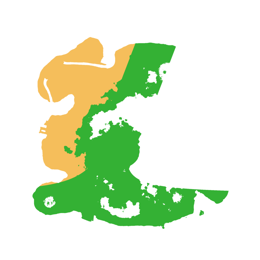 Biome Rust Map: Procedural Map, Size: 2500, Seed: 1823108869