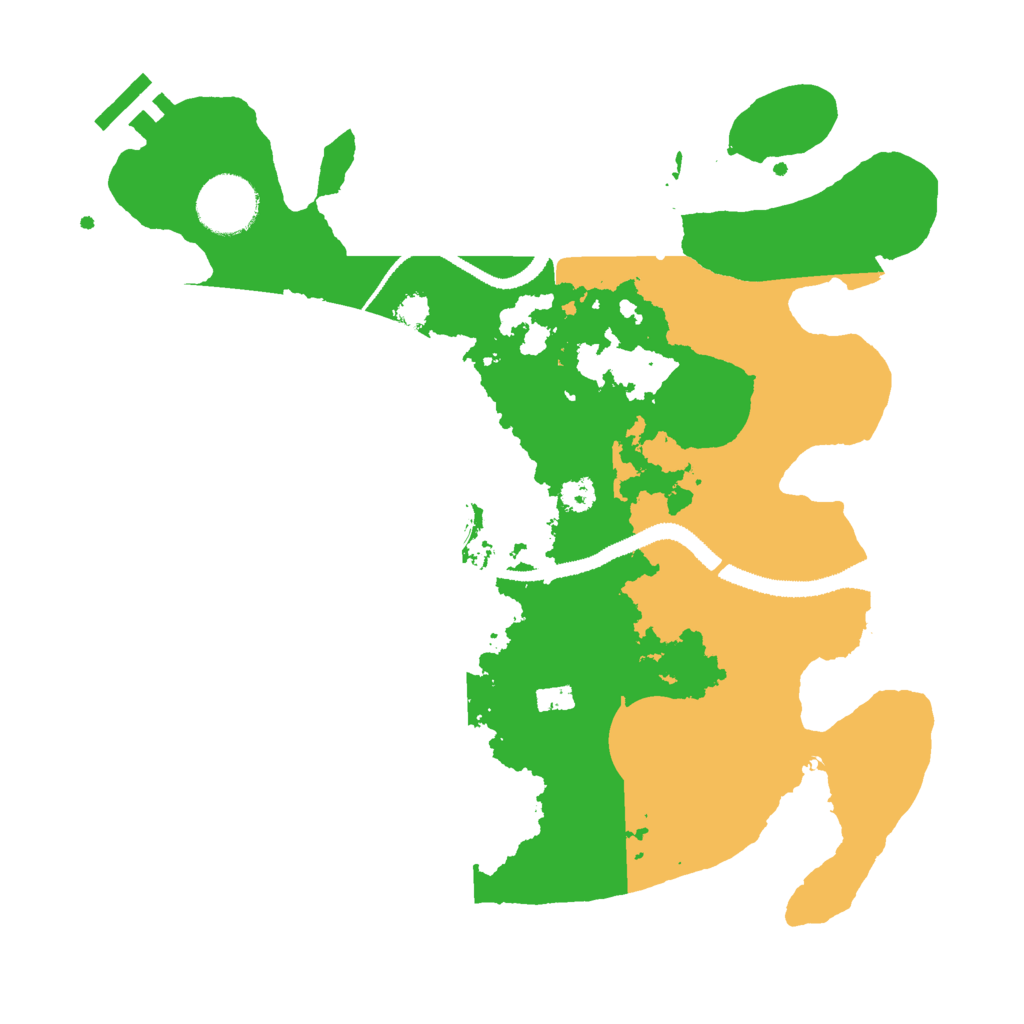 Biome Rust Map: Procedural Map, Size: 3000, Seed: 1484750277