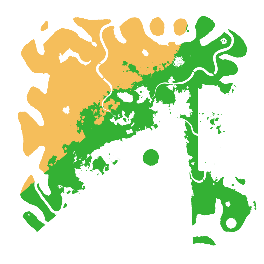 Biome Rust Map: Procedural Map, Size: 4500, Seed: 873624