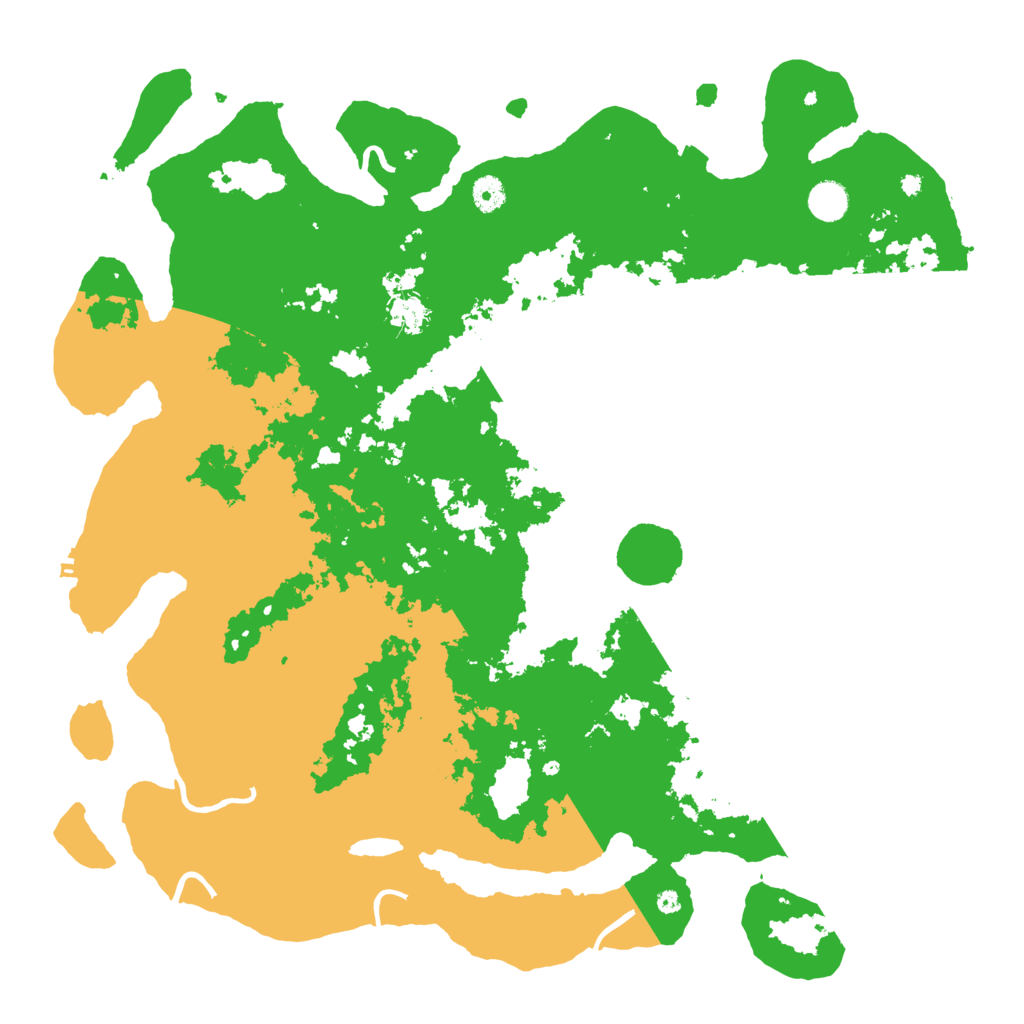 Biome Rust Map: Procedural Map, Size: 4500, Seed: 1306508990