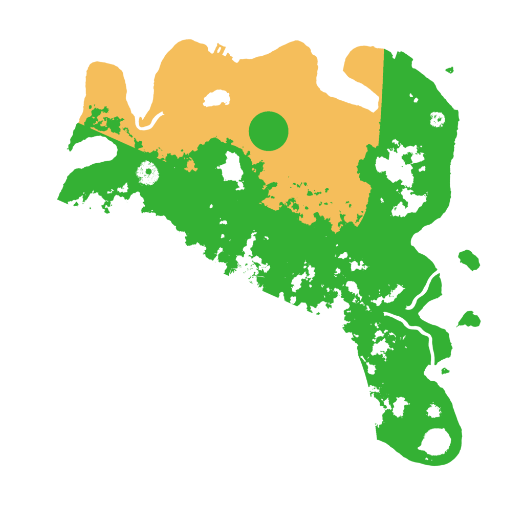 Biome Rust Map: Procedural Map, Size: 3500, Seed: 386247151