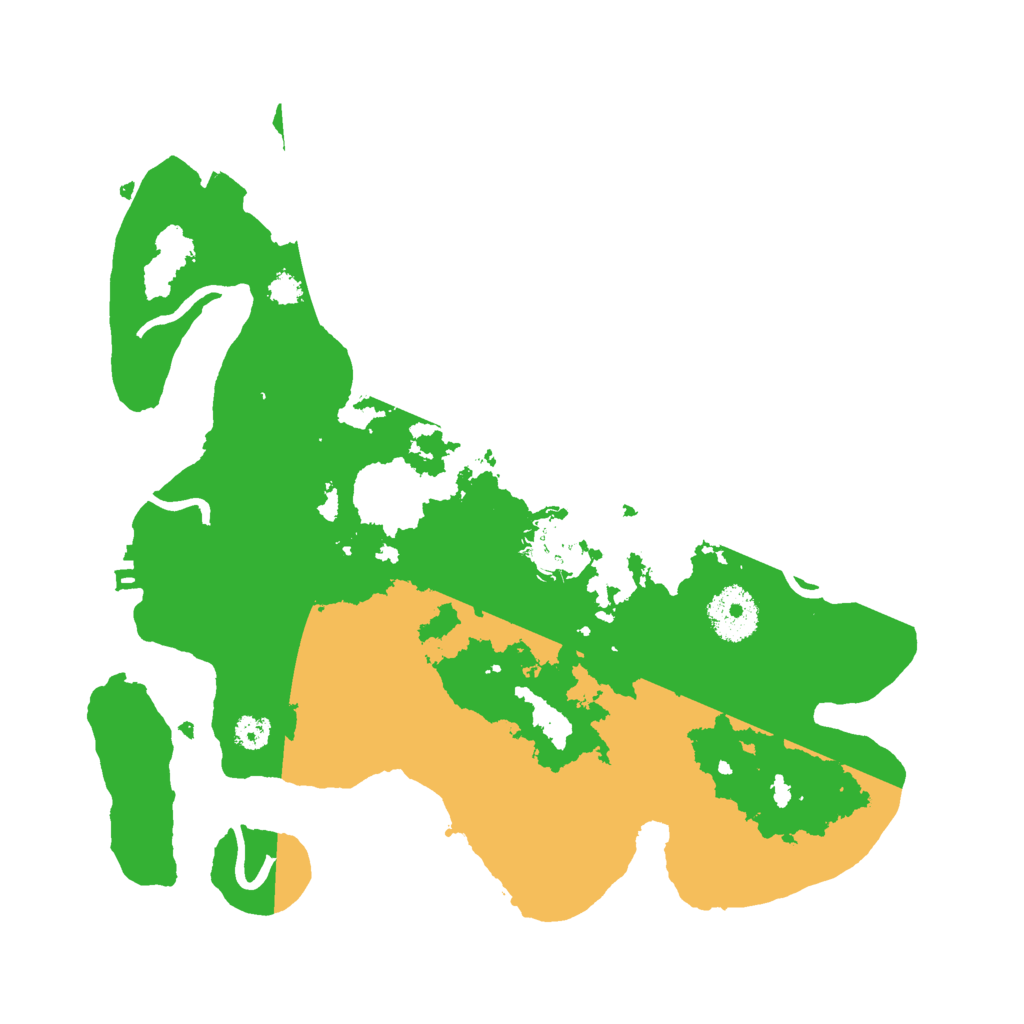 Biome Rust Map: Procedural Map, Size: 3000, Seed: 23384