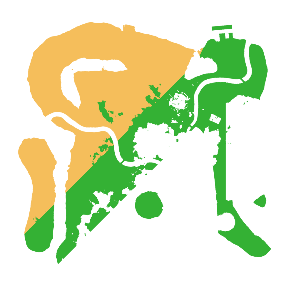 Biome Rust Map: Procedural Map, Size: 3000, Seed: 1375803041