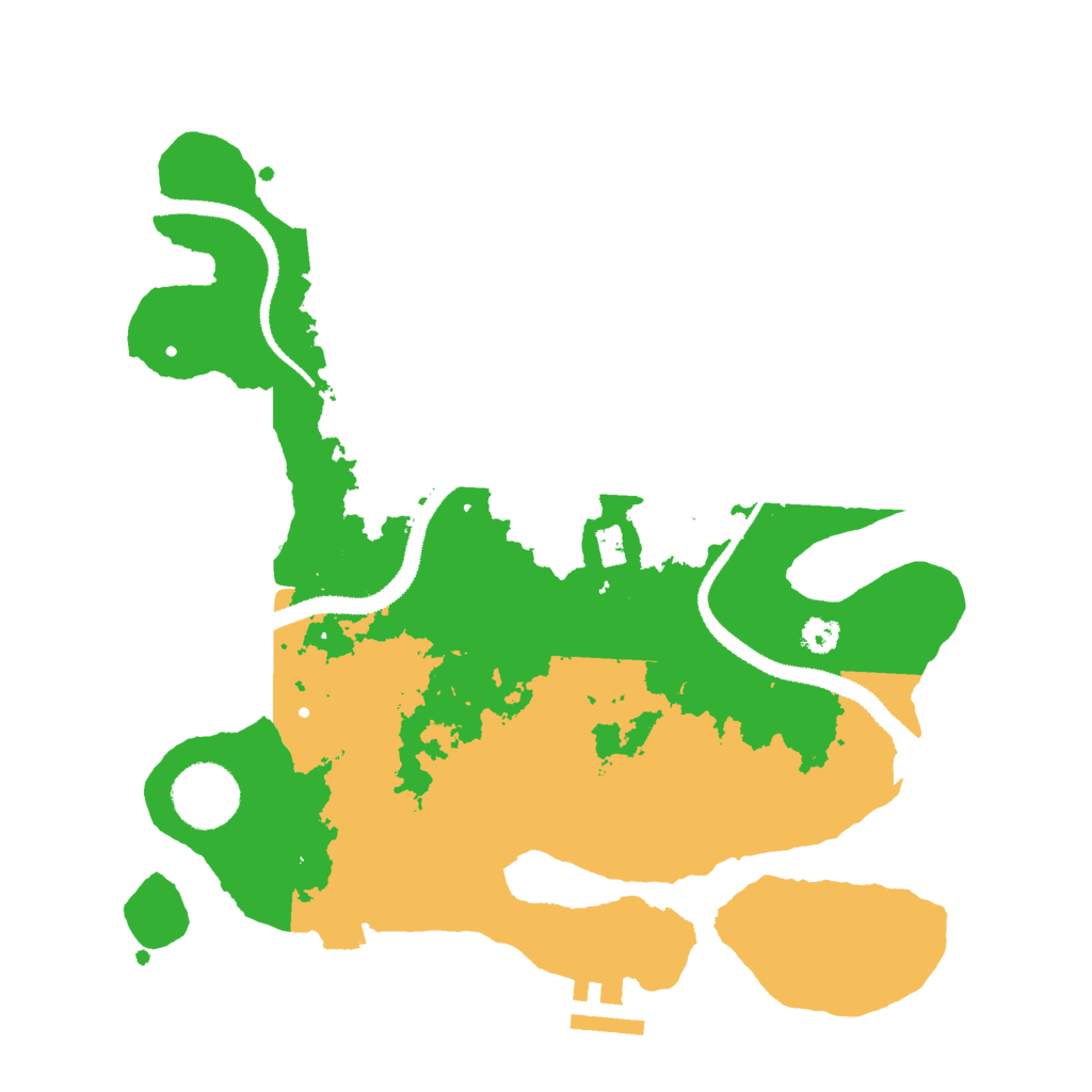 Biome Rust Map: Procedural Map, Size: 3000, Seed: 6294571