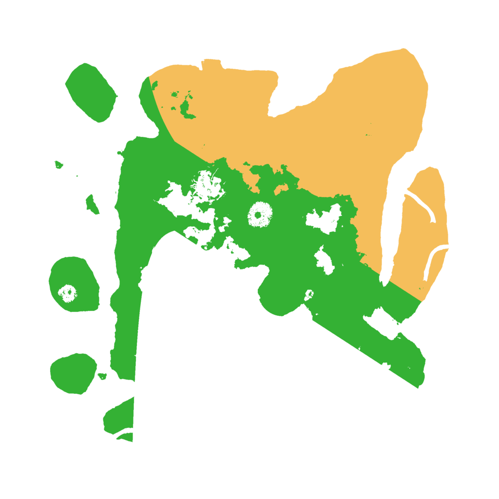 Biome Rust Map: Procedural Map, Size: 3000, Seed: 27981
