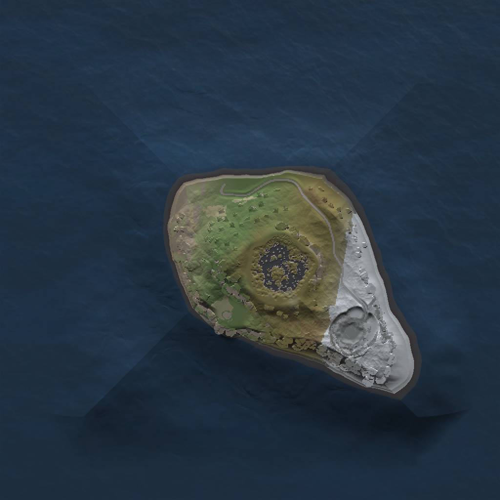 Rust Map: Procedural Map, Size: 1017, Seed: 603452274, 3 Monuments