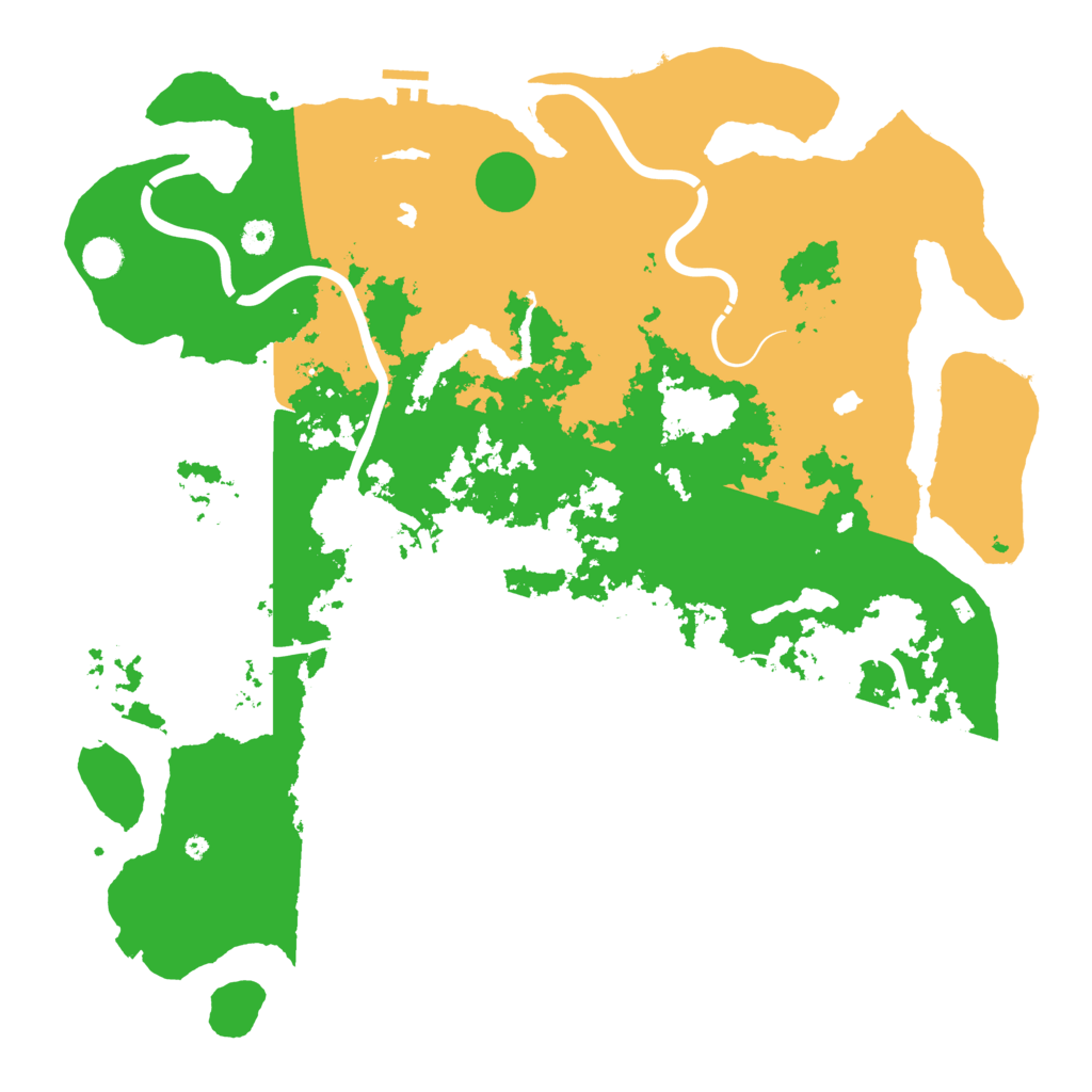 Biome Rust Map: Procedural Map, Size: 4800, Seed: 1695661720