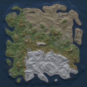 Thumbnail Rust Map: Procedural Map, Size: 4800, Seed: 1695661720, 19 Monuments