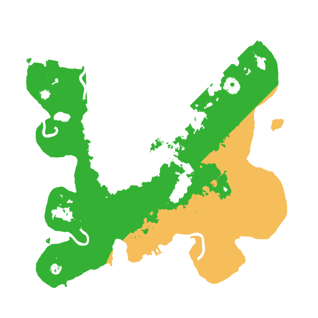 Biome Rust Map: Procedural Map, Size: 3000, Seed: 9436