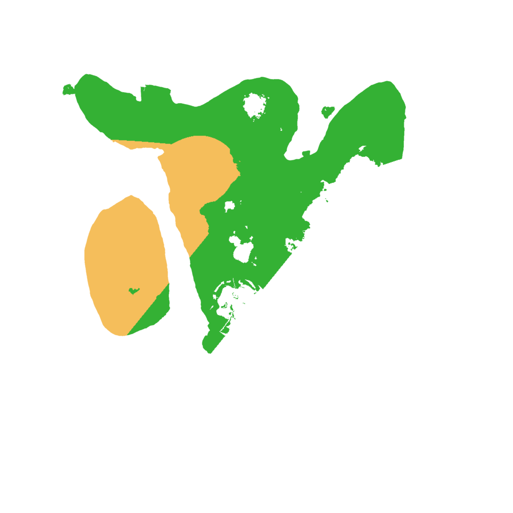 Biome Rust Map: Procedural Map, Size: 2000, Seed: 371362454