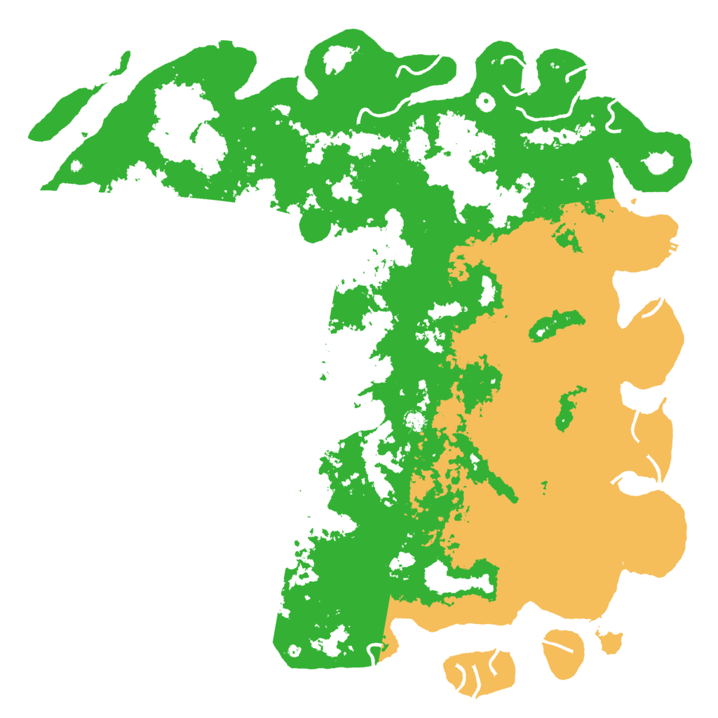 Biome Rust Map: Procedural Map, Size: 6000, Seed: 199973202