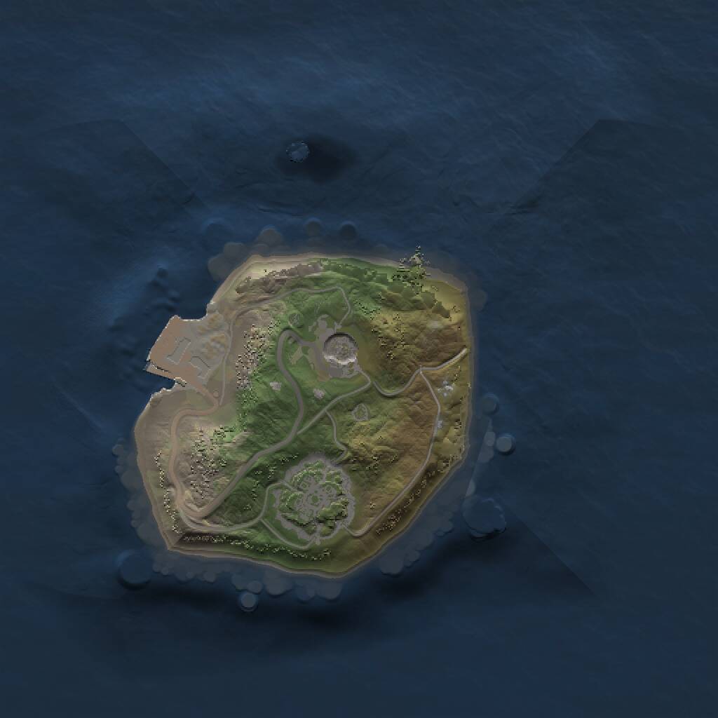 Rust Map: Procedural Map, Size: 1341, Seed: 318969148, 3 Monuments