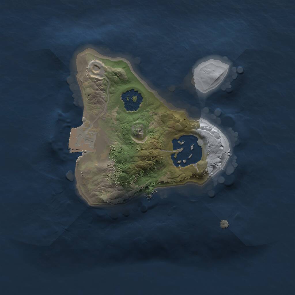 Rust Map: Procedural Map, Size: 1396, Seed: 522980349, 2 Monuments