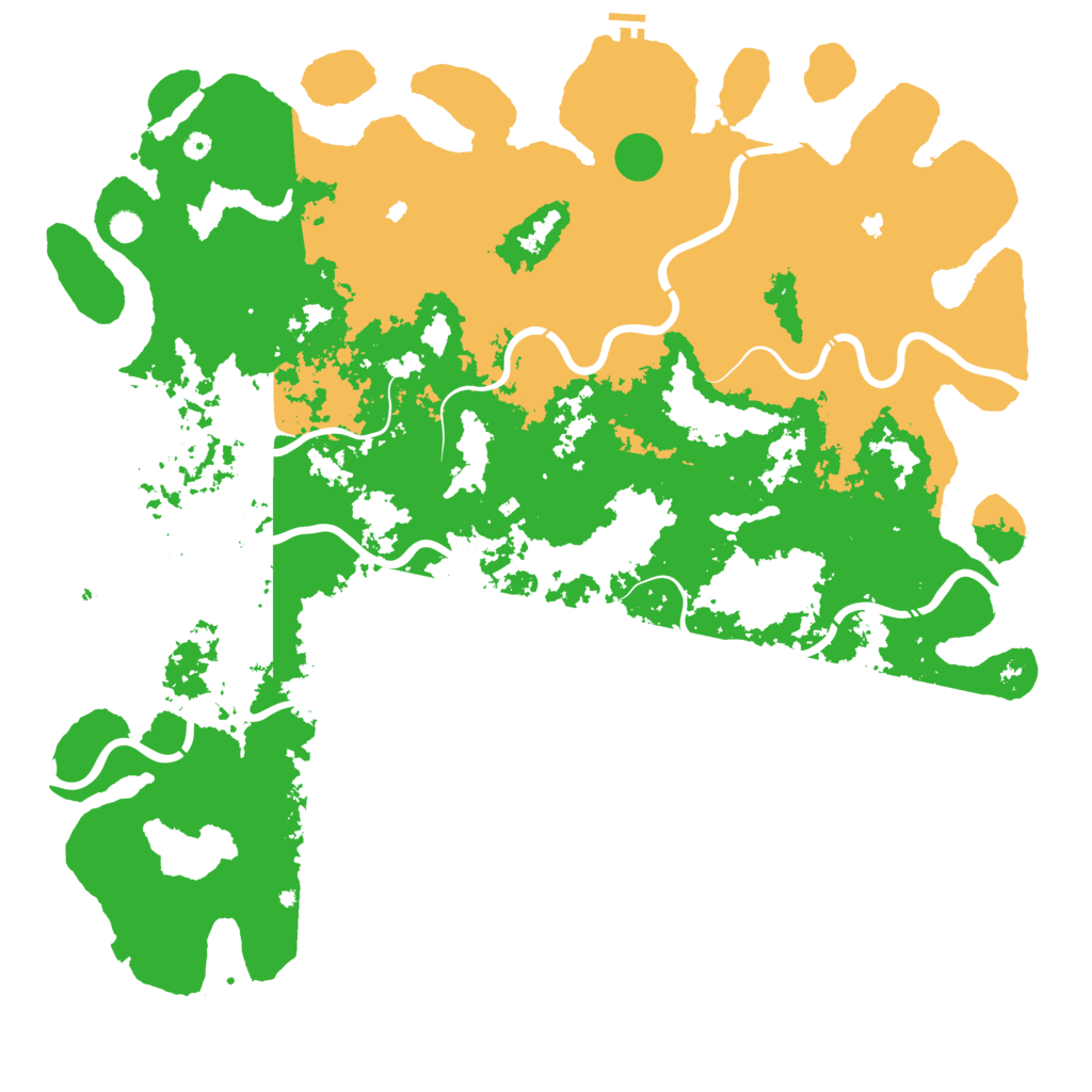 Biome Rust Map: Procedural Map, Size: 6000, Seed: 1719271192