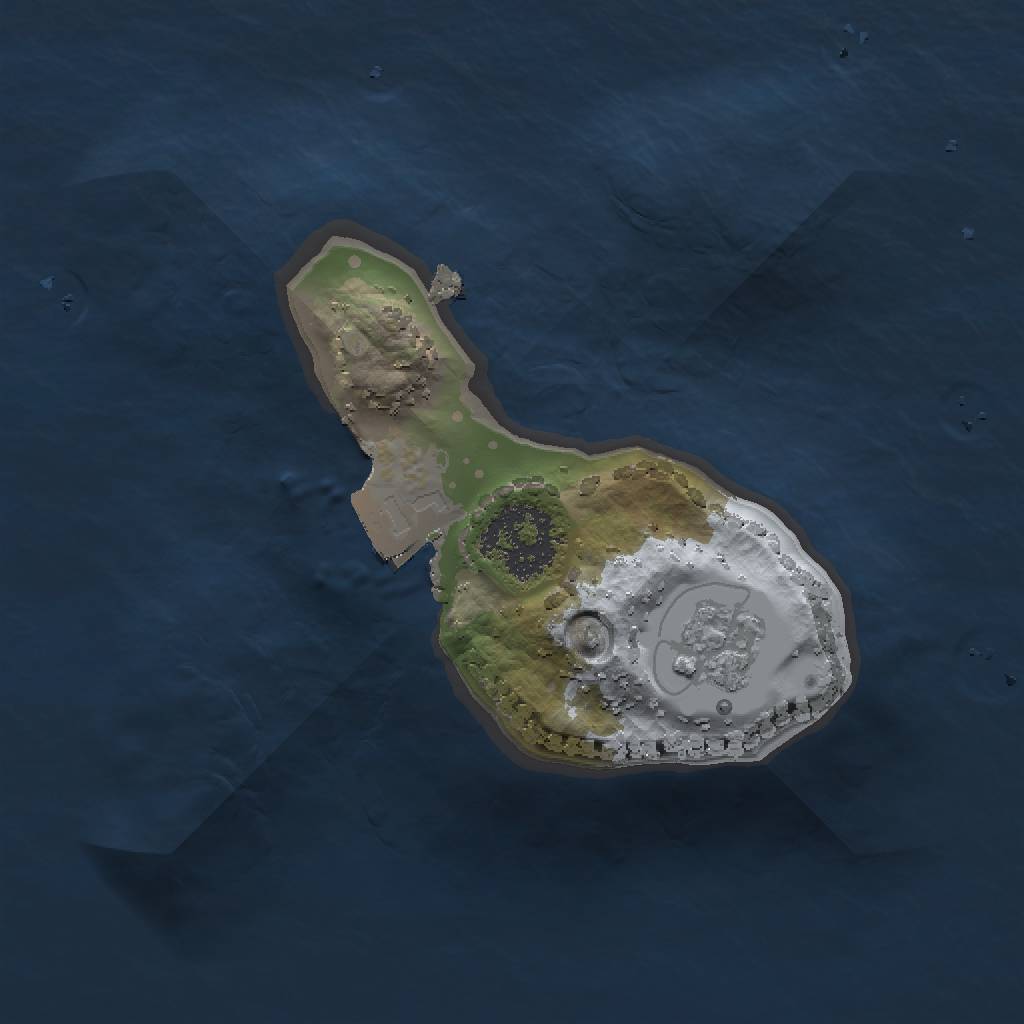 Rust Map: Procedural Map, Size: 1382, Seed: 791222658, 4 Monuments