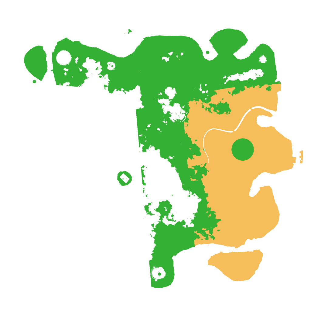 Biome Rust Map: Procedural Map, Size: 3700, Seed: 267787849