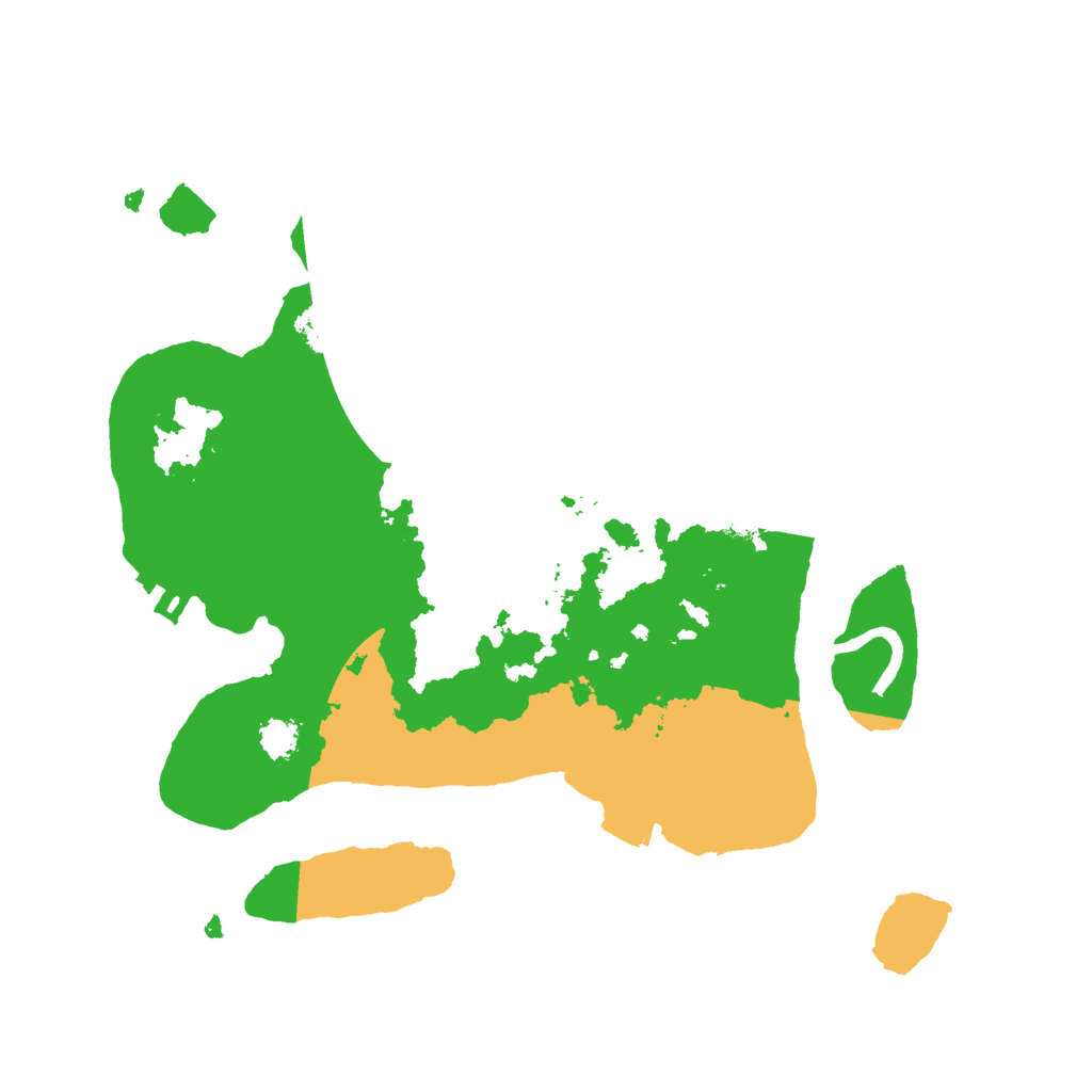 Biome Rust Map: Procedural Map, Size: 2500, Seed: 906539570