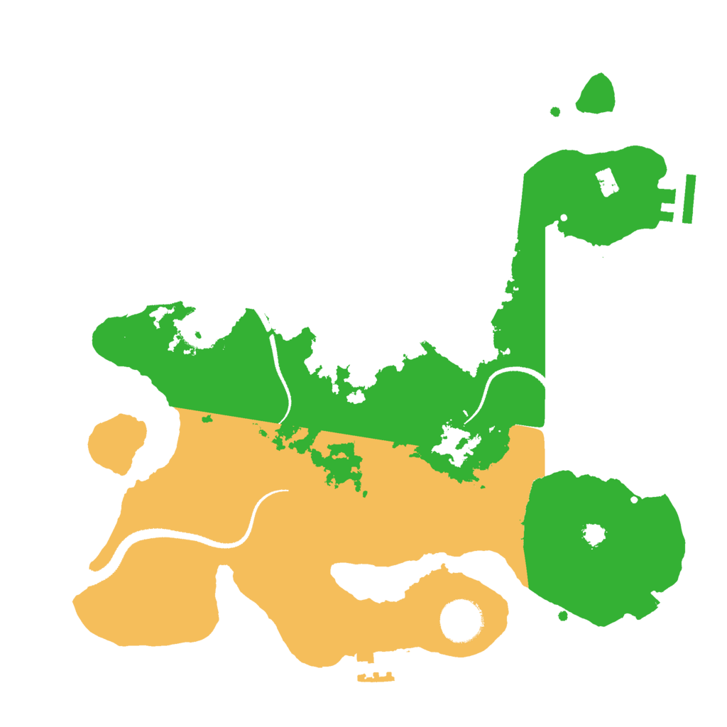 Biome Rust Map: Procedural Map, Size: 3000, Seed: 790765382