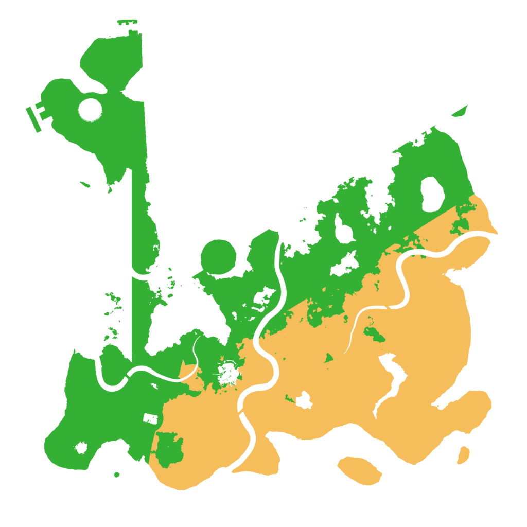 Biome Rust Map: Procedural Map, Size: 4000, Seed: 1566077464