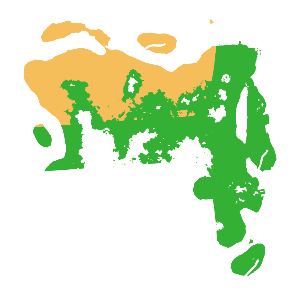 Biome Rust Map: Procedural Map, Size: 3500, Seed: 337428395