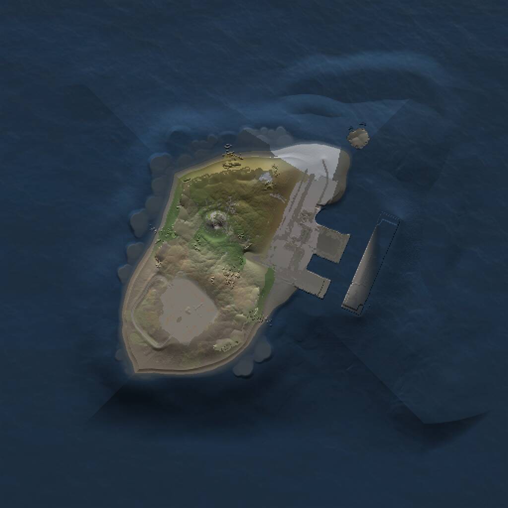 Rust Map: Procedural Map, Size: 1000, Seed: 1112497911, 2 Monuments