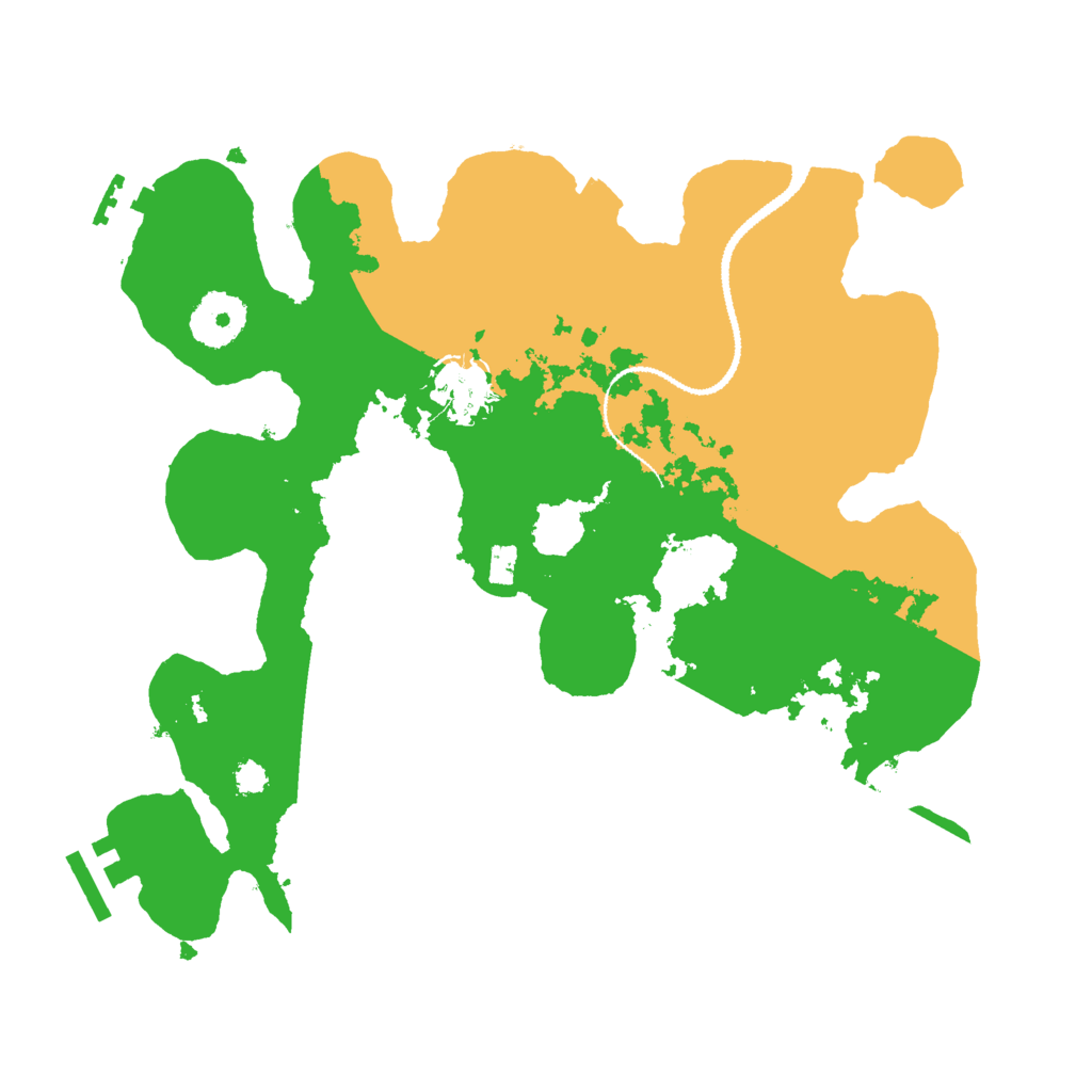 Biome Rust Map: Procedural Map, Size: 3000, Seed: 9906