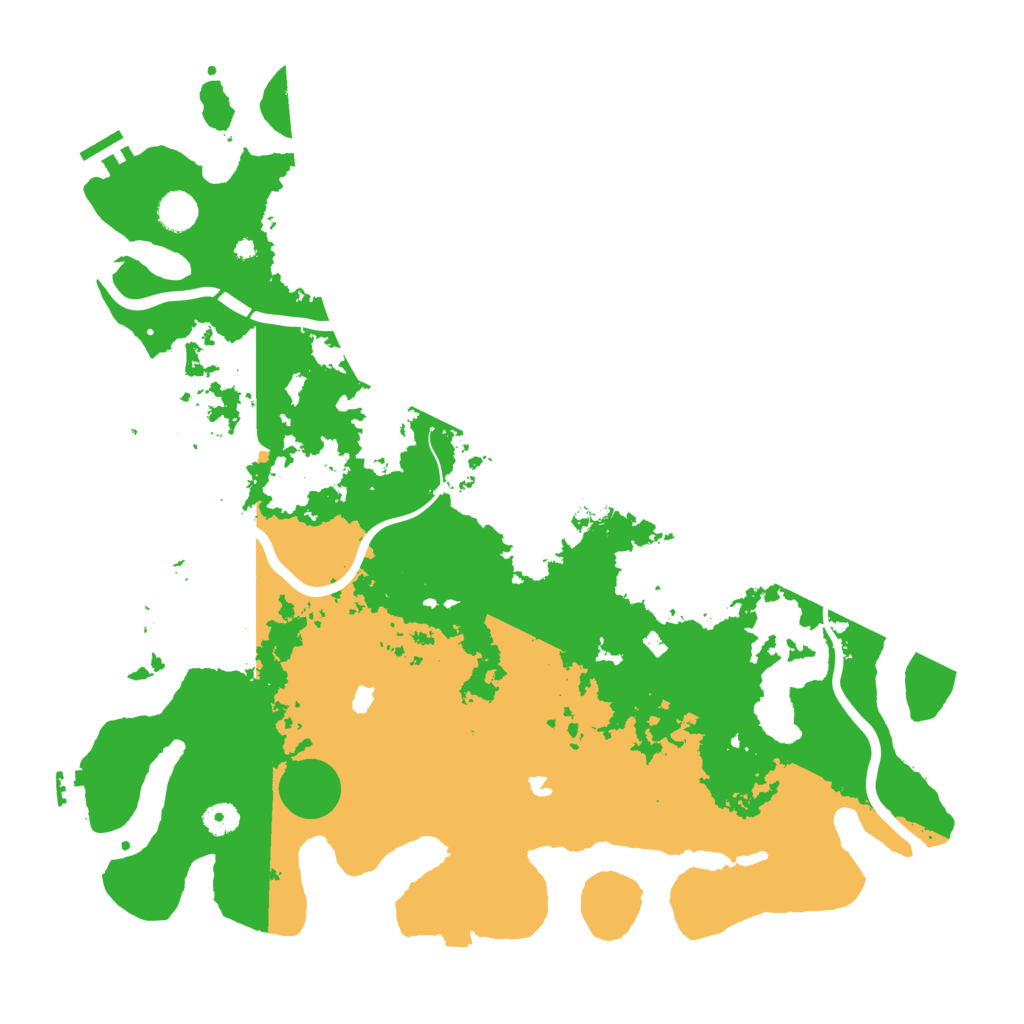 Biome Rust Map: Procedural Map, Size: 4500, Seed: 159816198