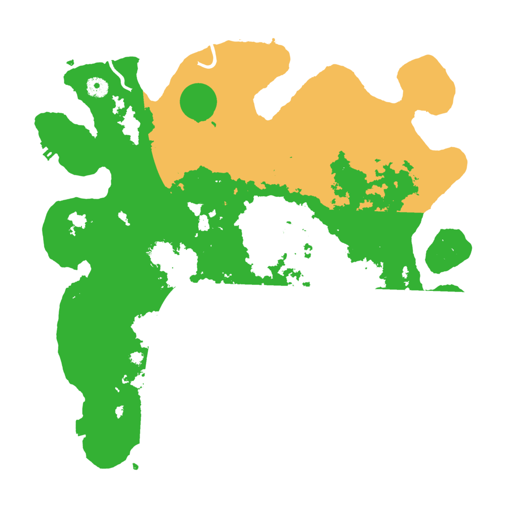 Biome Rust Map: Procedural Map, Size: 3700, Seed: 183246723