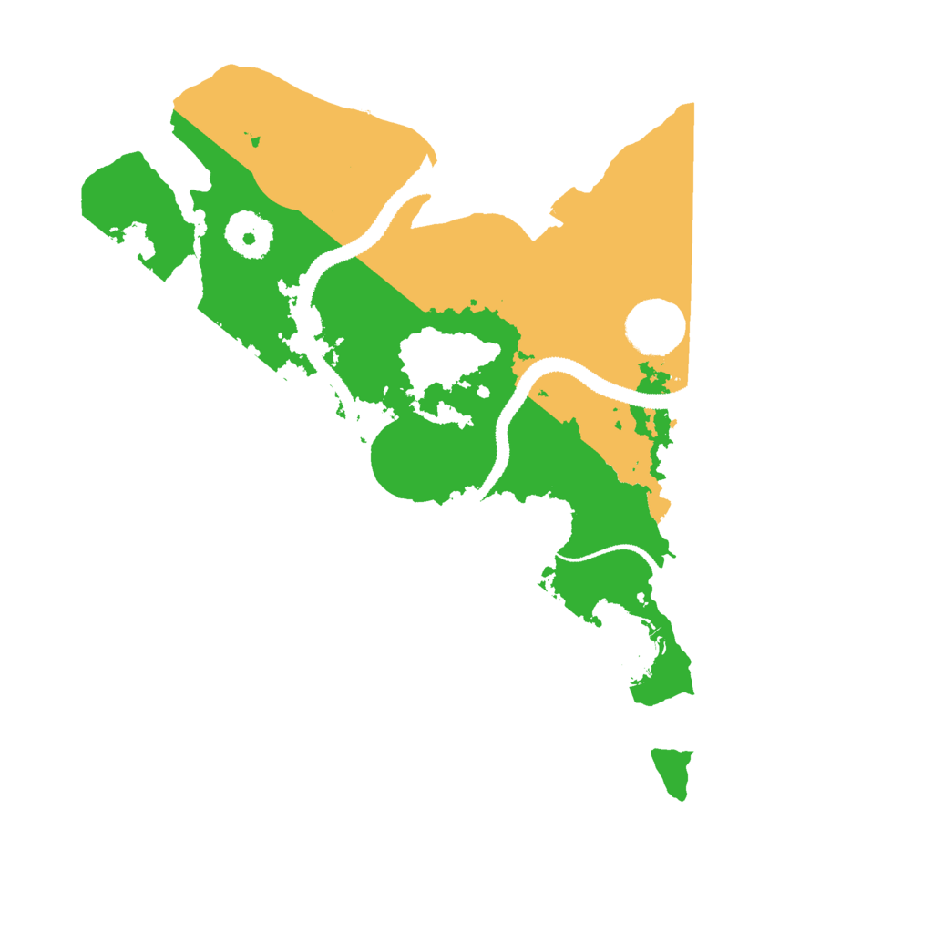 Biome Rust Map: Procedural Map, Size: 3000, Seed: 10409