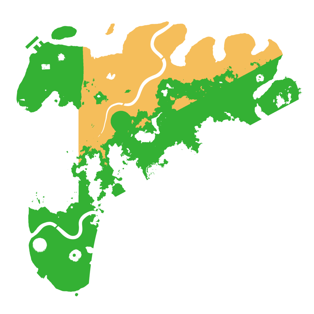 Biome Rust Map: Procedural Map, Size: 4000, Seed: 1577196159