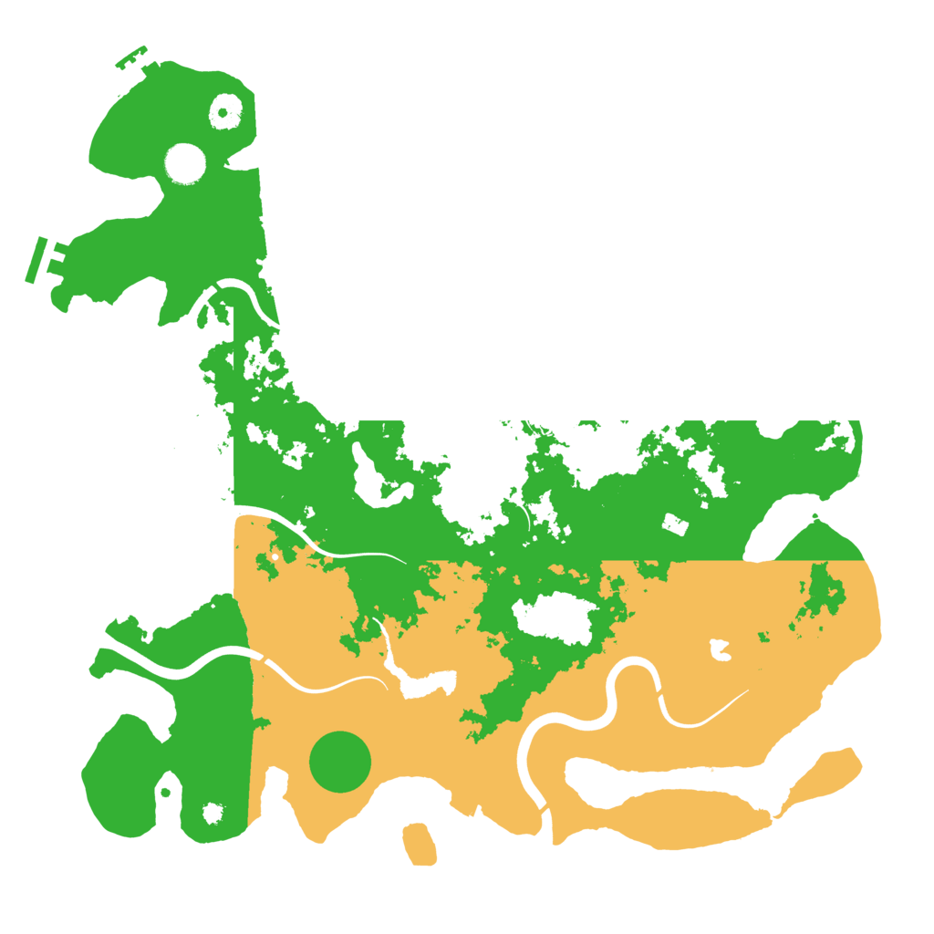 Biome Rust Map: Procedural Map, Size: 4000, Seed: 708950548