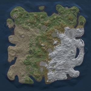 Thumbnail Rust Map: Procedural Map, Size: 4250, Seed: 31639, 19 Monuments