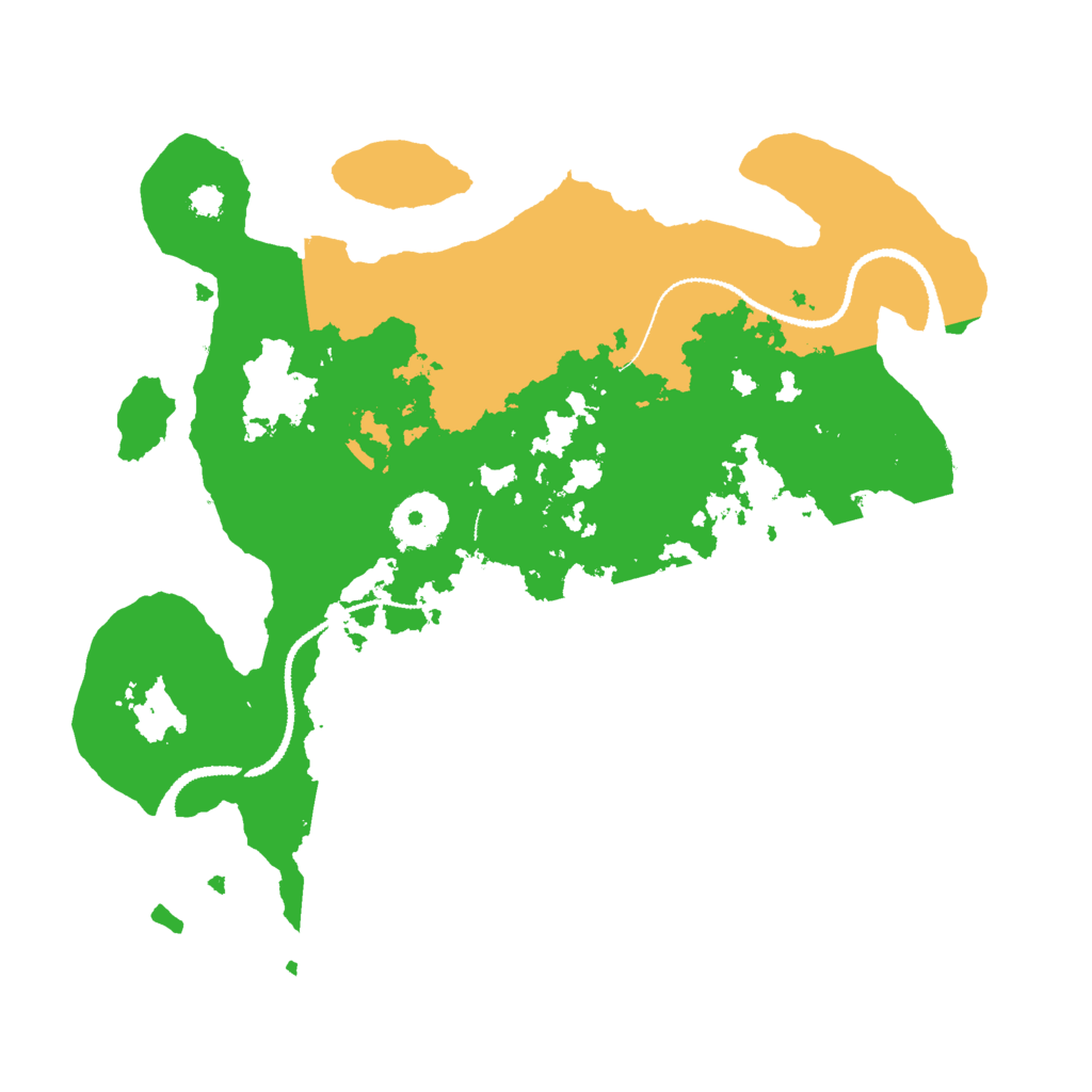 Biome Rust Map: Procedural Map, Size: 3000, Seed: 26430