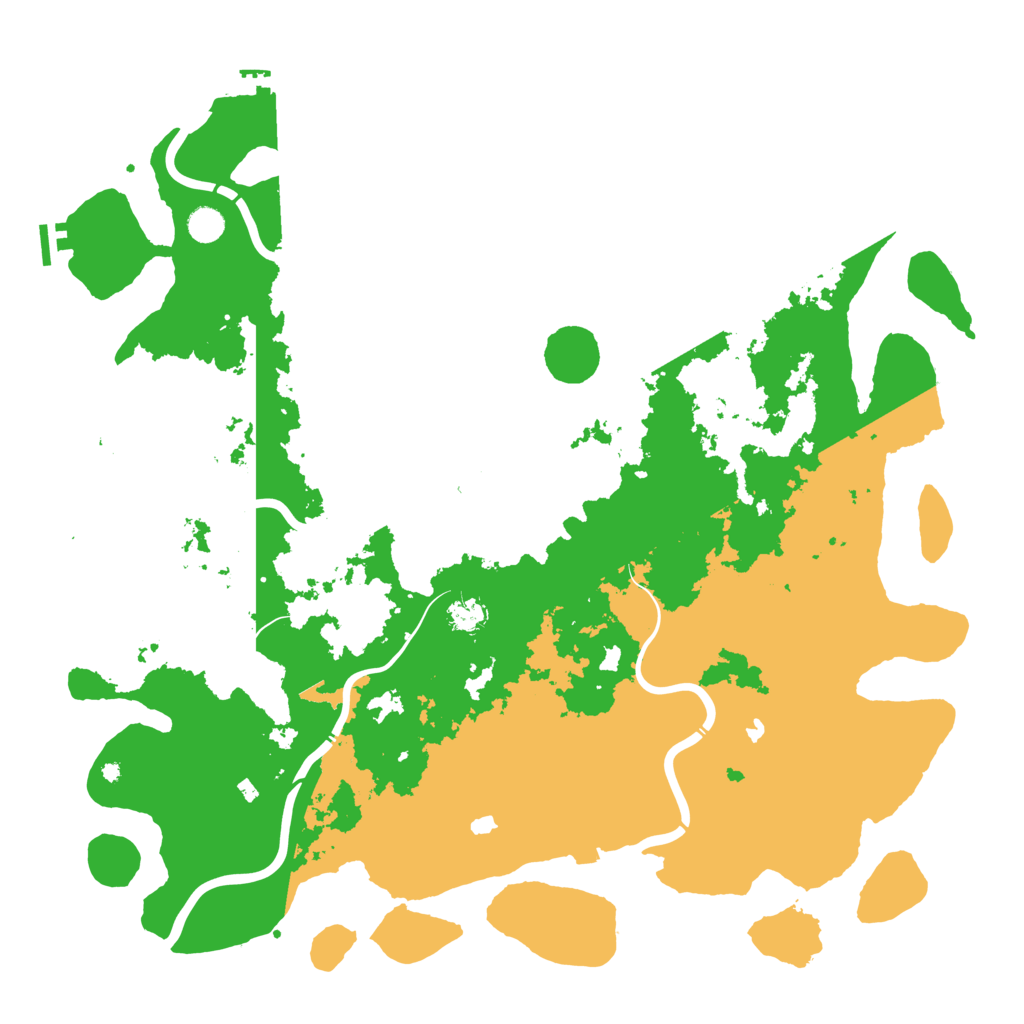 Biome Rust Map: Procedural Map, Size: 5005, Seed: 5005