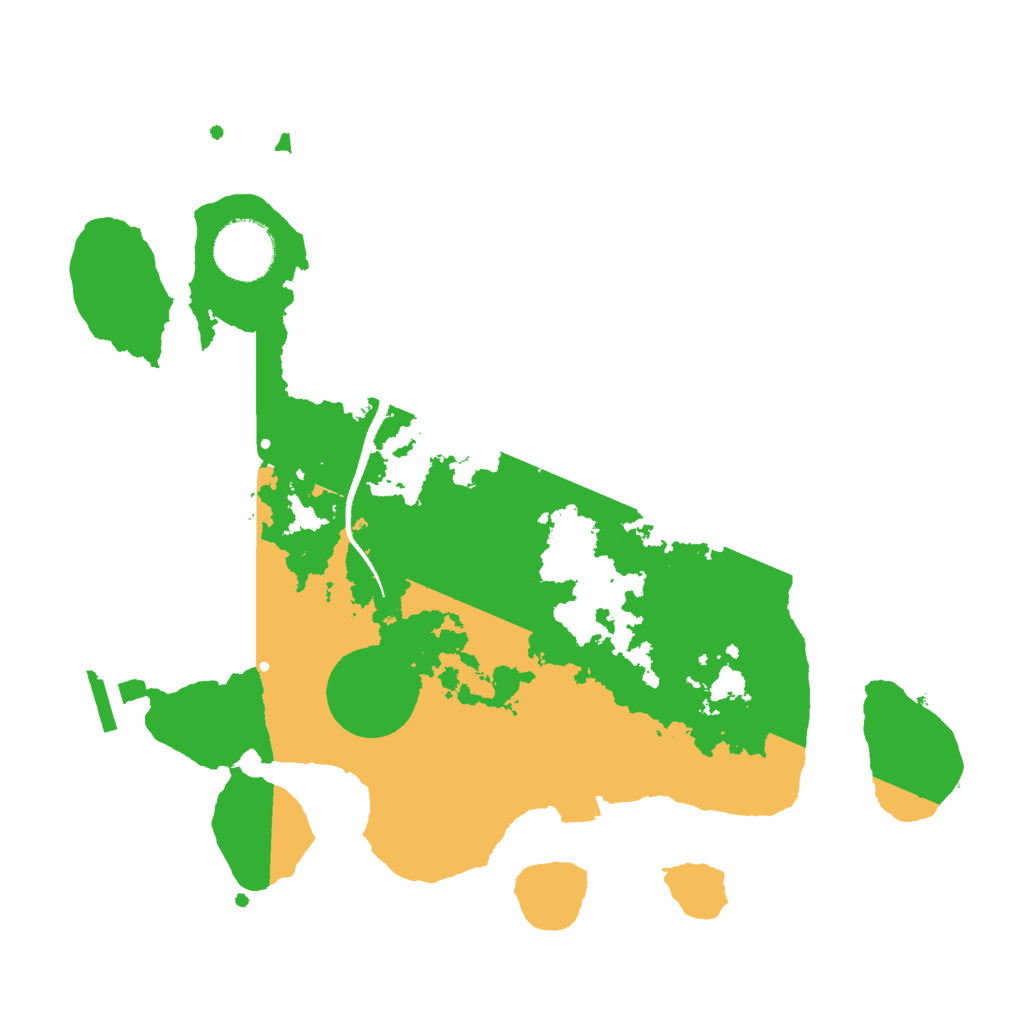 Biome Rust Map: Procedural Map, Size: 3000, Seed: 255734124