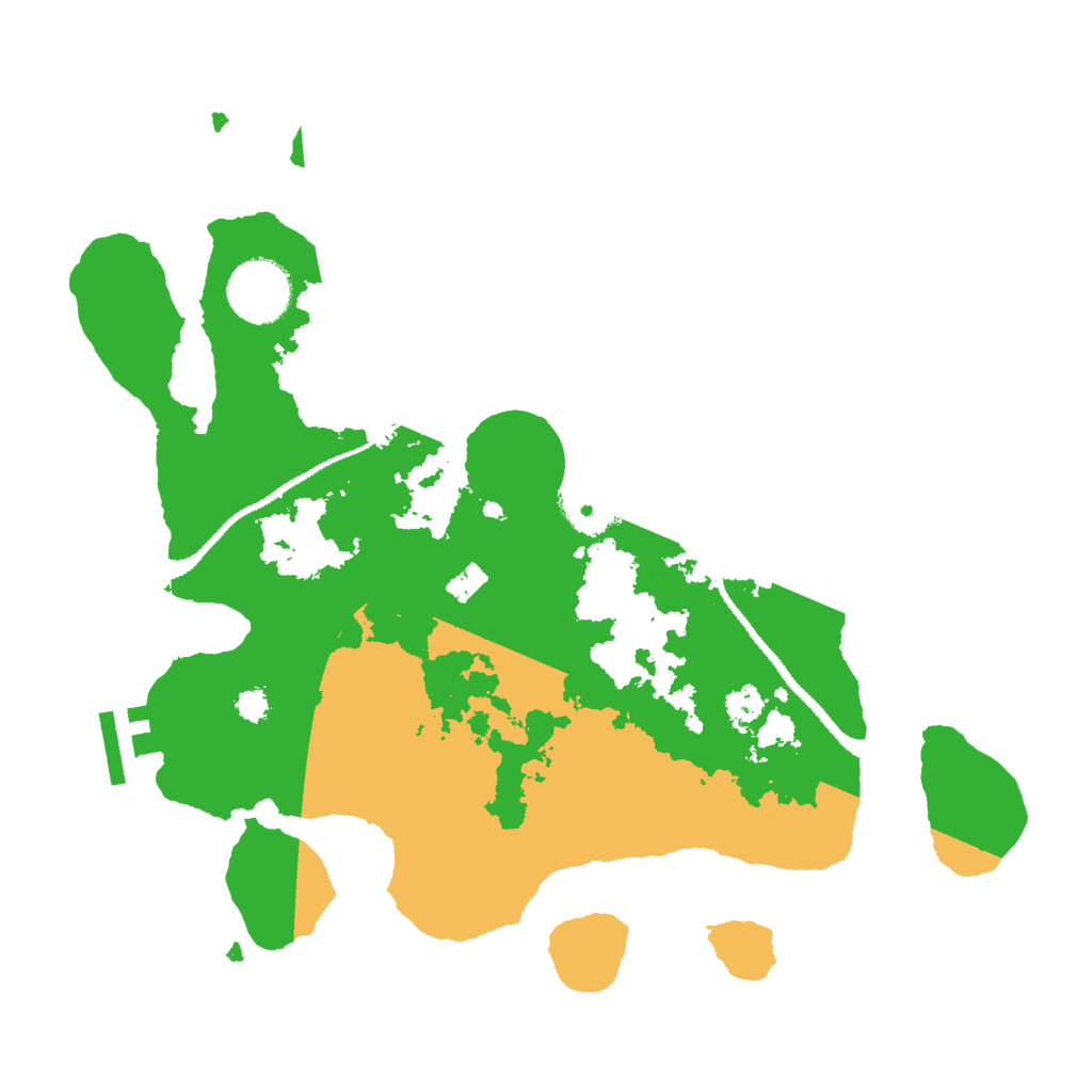 Biome Rust Map: Procedural Map, Size: 3000, Seed: 255734124