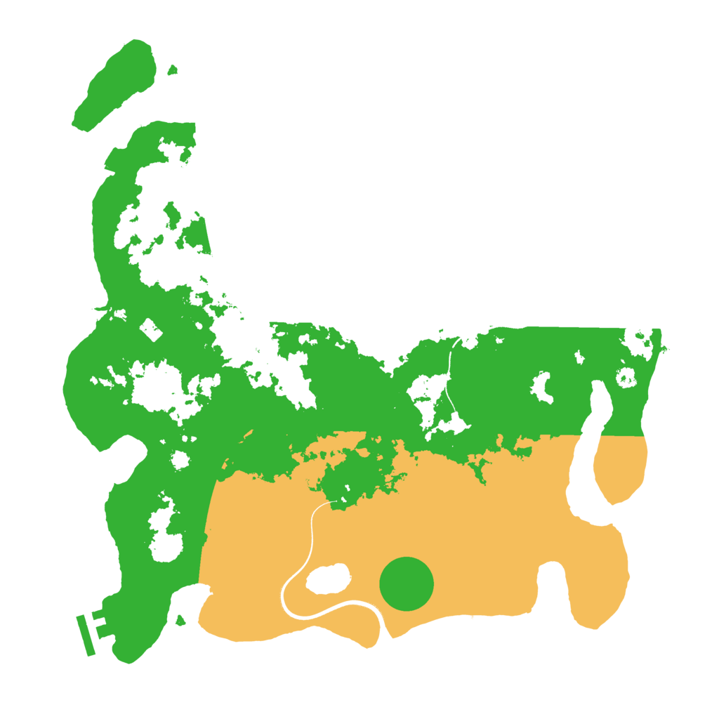 Biome Rust Map: Procedural Map, Size: 3500, Seed: 567827849